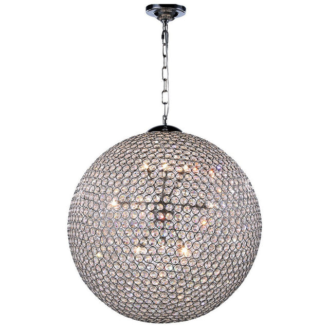 Cabaret 12 - Light Chrome Pendant | Elegant Lighting | Home Elegance USA