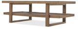 Sonnet Rectangular Coffee Table - Dark Gray / Dark Brown by Hooker Furniture - View 5