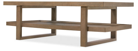 Sonnet Rectangular Coffee Table - Dark Gray / Dark Brown by Hooker Furniture - View 5