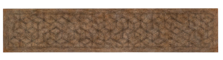 Americana Trestle Console Table - Dark Brown by Hooker Furniture - View 6