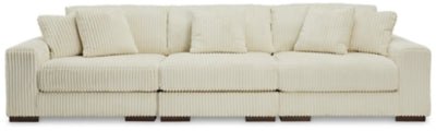 Ashley Ivory Lindyn 21104S14 3 - Piece Sectional Sofa - Velvet - 21104S14 - Home Elegance USA - 1