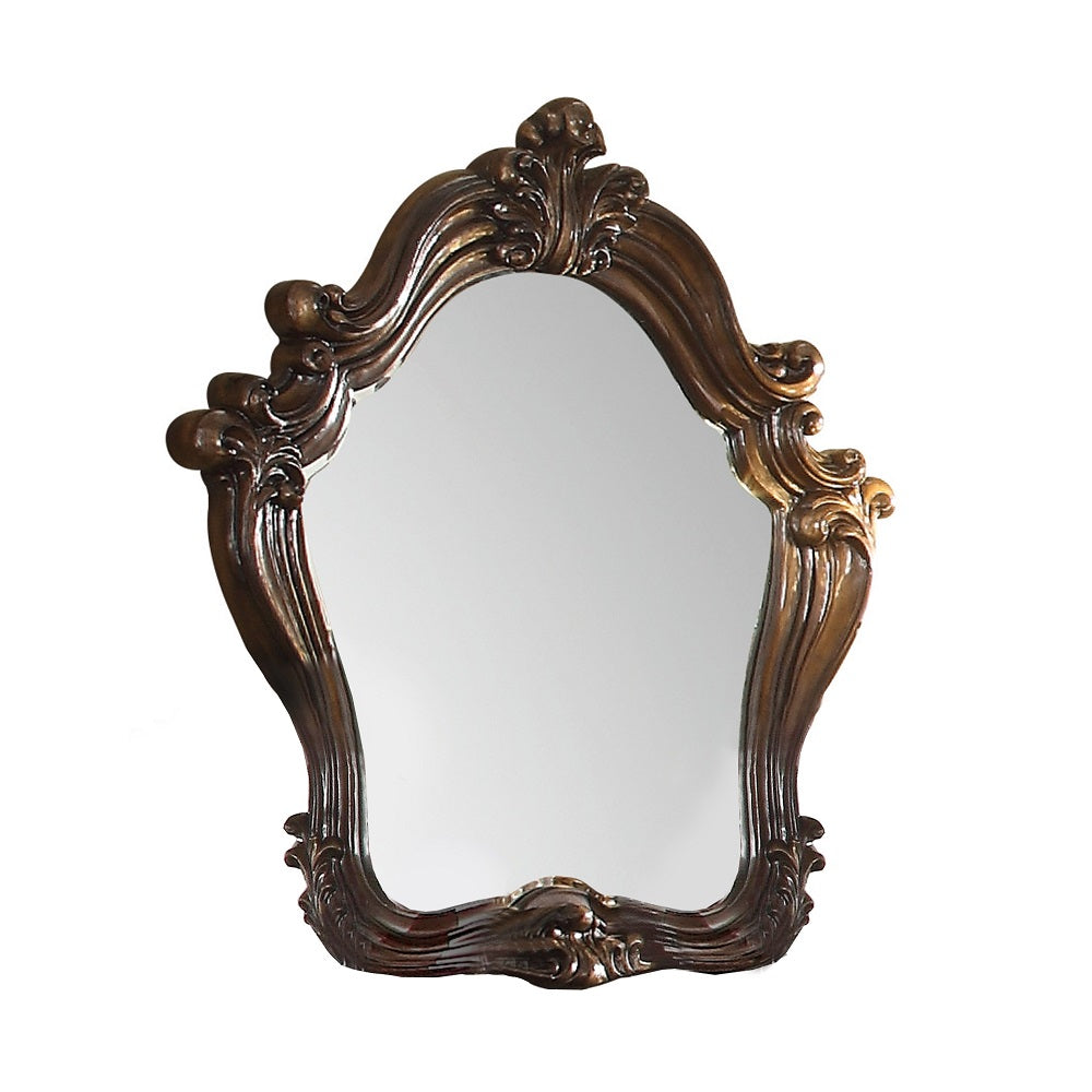 Versailles Mirror 21104 Cherry Oak Finish | Acme – Home Elegance USA