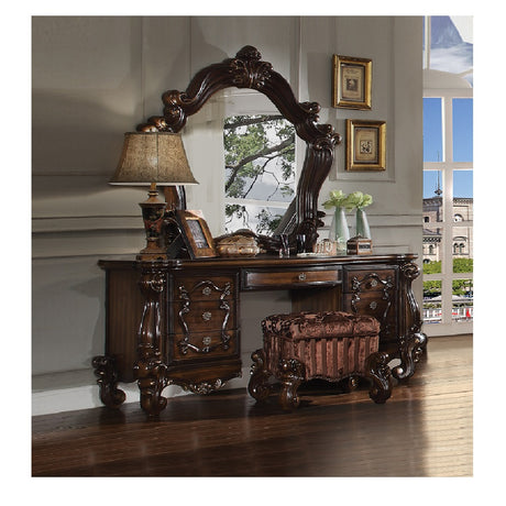 Acme - Versailles Mirror 21104 Cherry Oak Finish