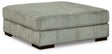Ashley Fog Lindyn Oversized Accent Ottoman - Velvet | Home Elegance USA