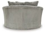 Ashley Fog Lindyn Oversized Swivel Accent Chair 2110521 - Velvet