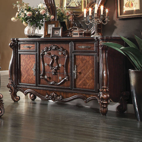 Acme - Versailles Dresser 21105 Cherry Oak Finish