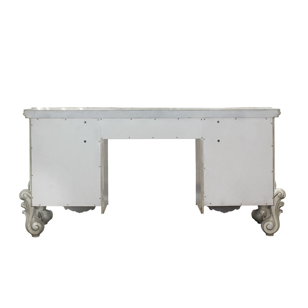 Acme - Versailles Vanity Desk 21137 Bone White Finish