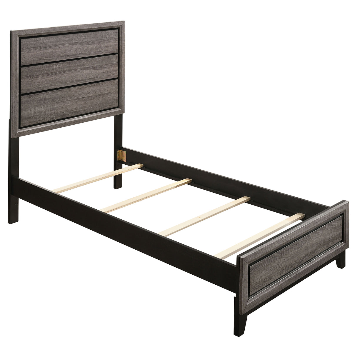 Twin Bed 4 Pc Set - Watson 4-piece Twin Bedroom Set Grey Oak