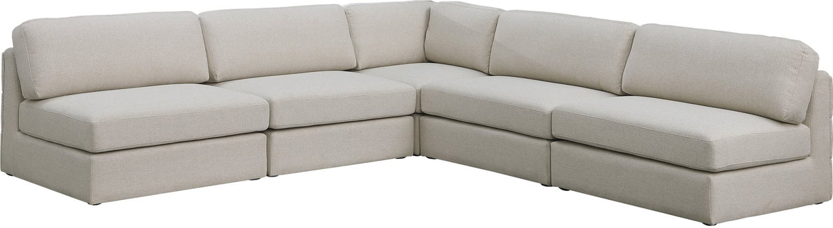 Beckham - Modular Sectional - Beige - Fabric | Home Elegance USA