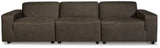 Ashley Gunmetal Allena 21301S2 3 - Piece Sectional Sofa - Faux Leather - 21301S2 - Home Elegance USA - 1