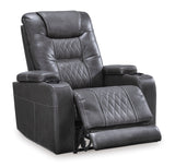 Ashley Gray Composer PWR Recliner/ADJ Headrest - Faux Leather - 2150613 - Home Elegance USA - 6