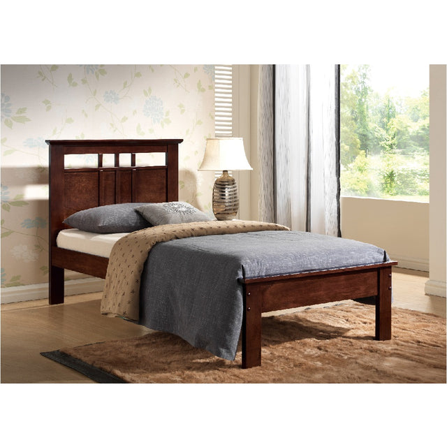 Acme - Donato Twin Bed 21522T CapSynthetic Leather ccino Finish