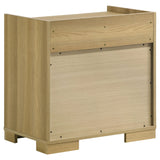 Hyland 2-drawer Nightstand Bedside Table Natural - Home Elegance USA