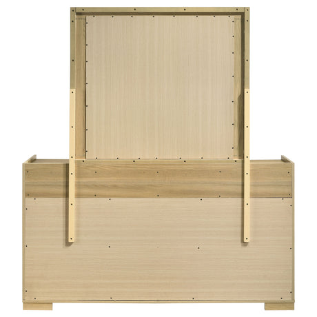 Hyland 6-drawer Dresser with Mirror Natural - Home Elegance USA
