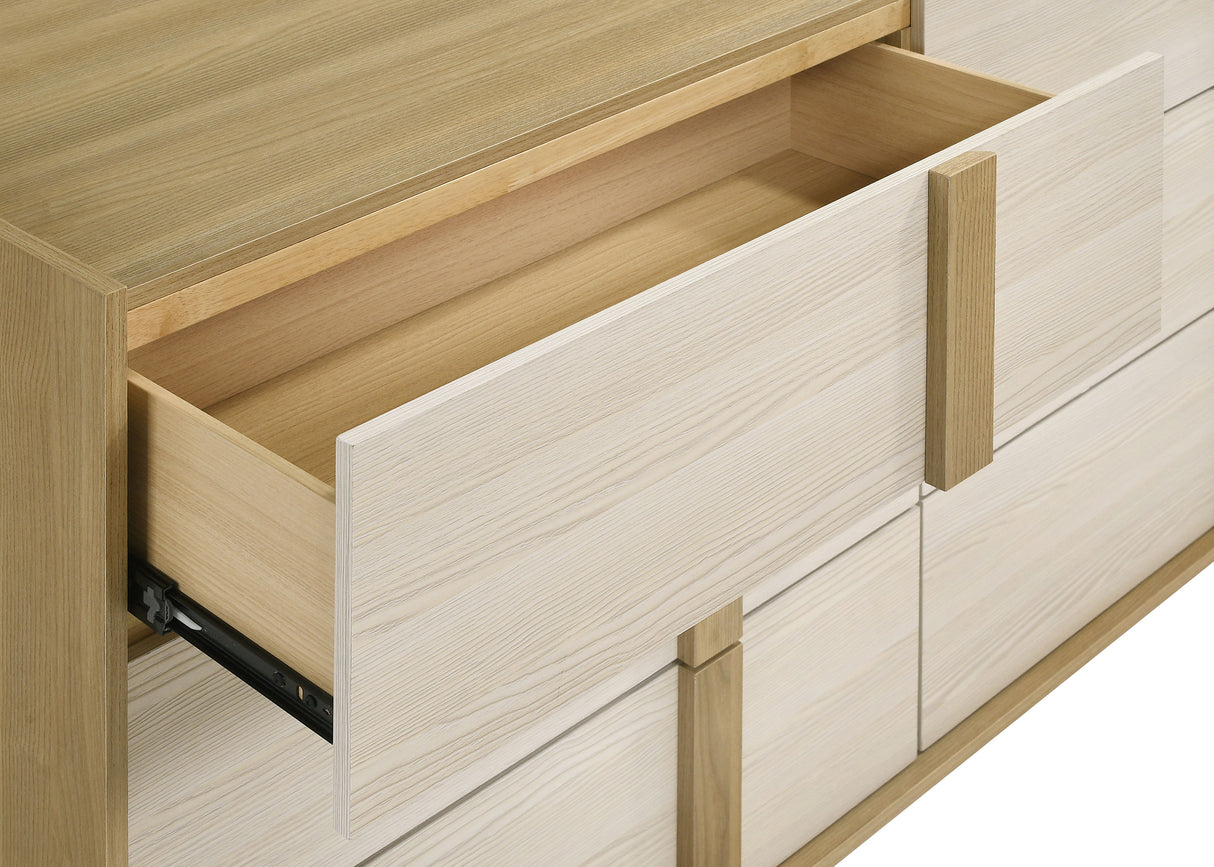Hyland 6-drawer Dresser Natural - Home Elegance USA