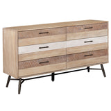 Eastern King Bed 4 Pc Set - Marlow 4-piece Eastern King Bedroom Set Rough Sawn Multi