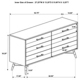 Eastern King Bed 4 Pc Set - Marlow 4-piece Eastern King Bedroom Set Rough Sawn Multi