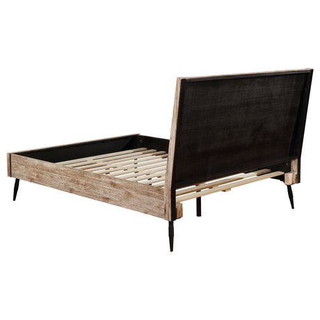 Queen Bed - Marlow Wood Queen Panel Bed Rough Sawn Multi