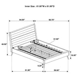 Queen Bed - Marlow Wood Queen Panel Bed Rough Sawn Multi