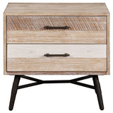 Nightstand - Marlow 2-drawer Nightstand Rough Sawn Multi