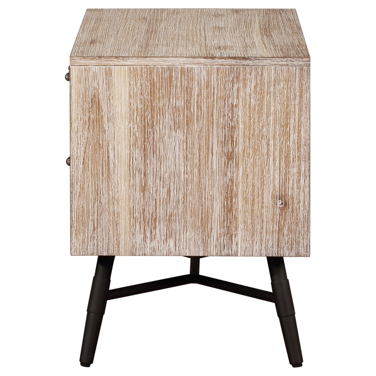 Nightstand - Marlow 2-drawer Nightstand Rough Sawn Multi