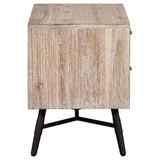 Nightstand - Marlow 2-drawer Nightstand Rough Sawn Multi