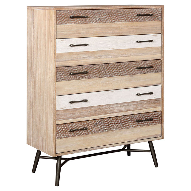 Chest - Marlow 5-drawer Chest Rough Sawn Multi