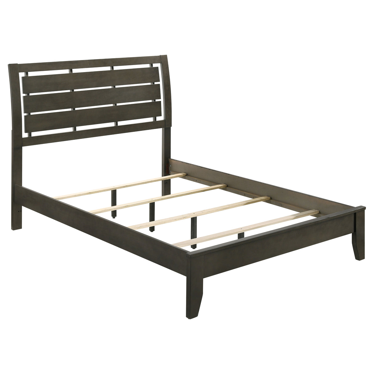 Full Bed - Serenity Wood Full Panel Bed Mod Grey