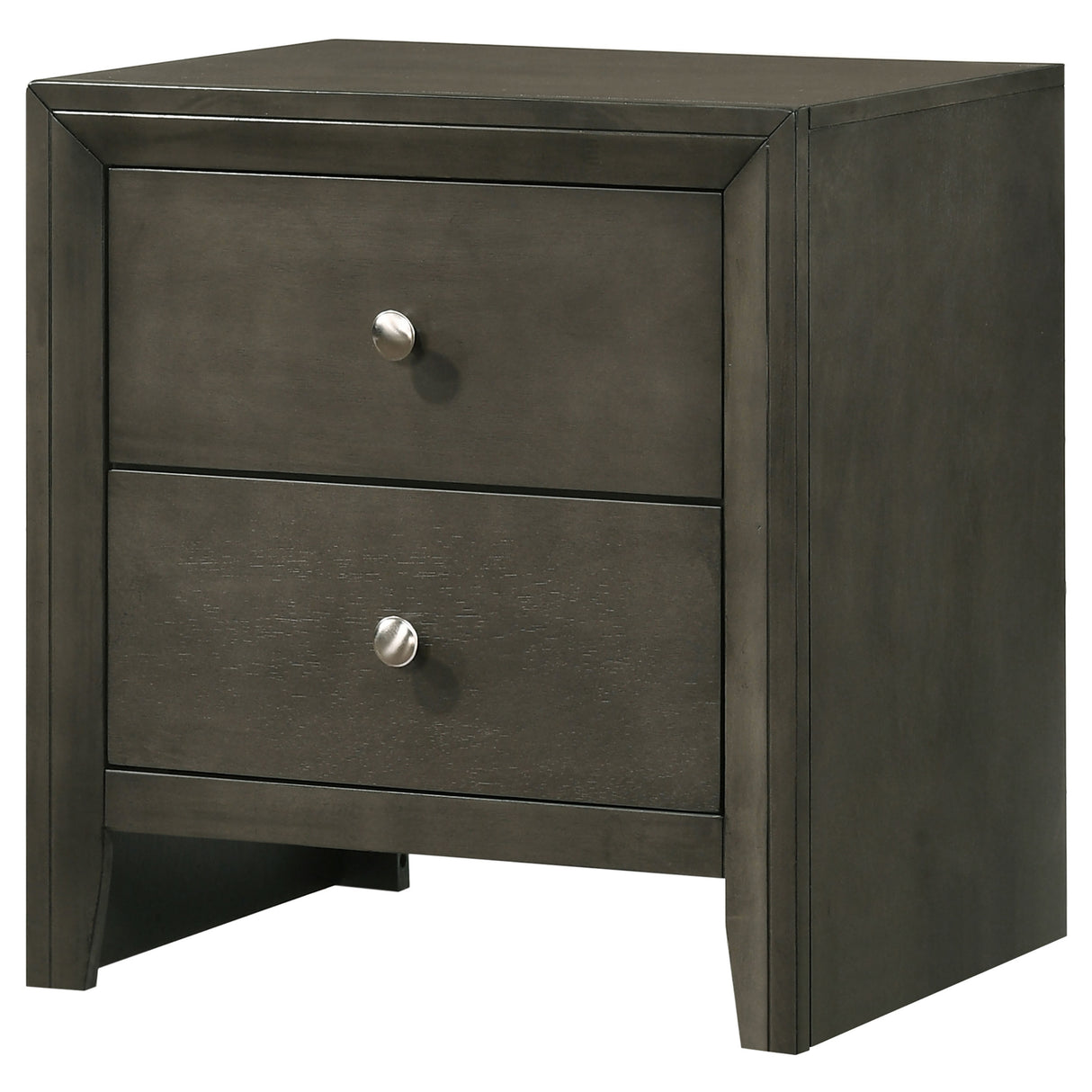 Nightstand - Serenity 2-drawer Nightstand Mod Grey