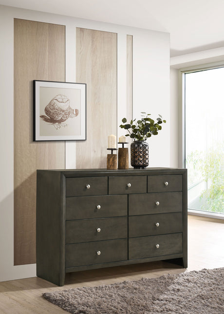 Dresser - Serenity 9-drawer Dresser Mod Grey