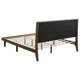 Eastern King Bed 4 Pc Set - Mays 4-piece Eastern King Bedroom Set Walnut