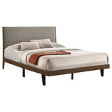 Queen Bed - Mays Wood Queen Panel Bed Walnut