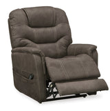 Ashley Espresso Ballister Power Lift Recliner - Microfiber - 2160412 - Home Elegance USA - 2