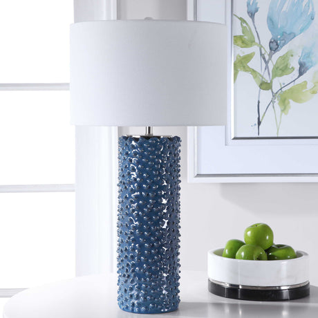 Ciji Table Lamp - Blue / White by Uttermost - View 3