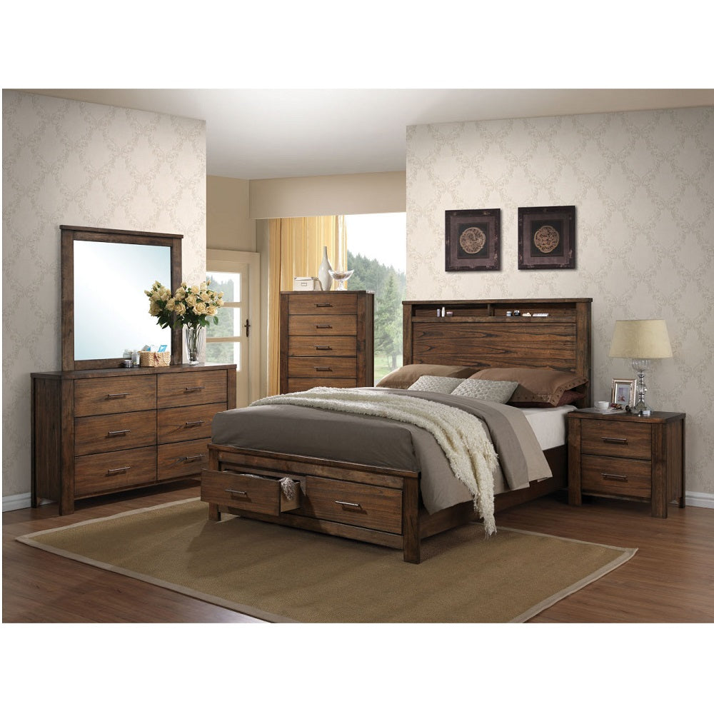 Acme - Merrilee Nightstand 21683 Oak Finish