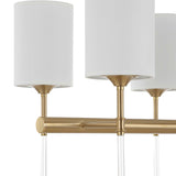 Awyr 8 Light Linear Chandelier - Bronze by Uttermost - View 8