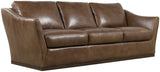 Fairfax Stationary Sofa - Dark Brown by Hooker Furniture - View 1