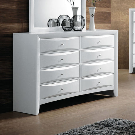 Acme - Ireland Dresser 21706 White Finish