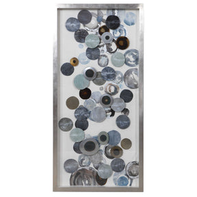 Kella Modern Shadow Box - Blue / Dark Brown by Uttermost - View 1