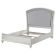 Acme - Maverick CK Bed 21794CK Fabric & Platinum Finish