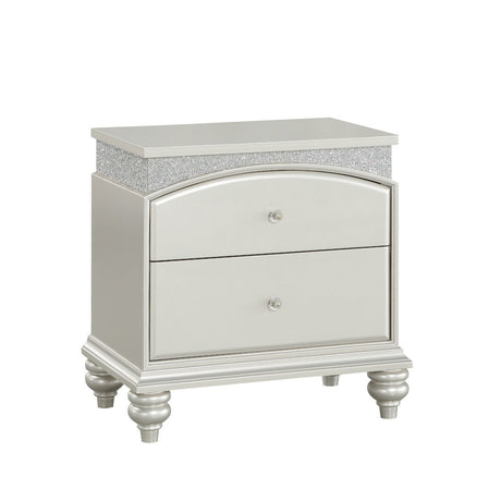 Acme - Maverick Nightstand 21803 Platinum Finish