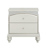 Acme - Maverick Nightstand 21803 Platinum Finish