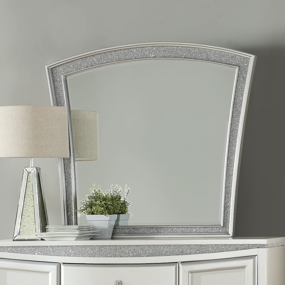 Acme - Maverick Mirror 21804 Platinum Finish