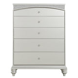 Acme - Maverick Chest 21806 Platinum Finish