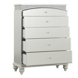 Acme - Maverick Chest 21806 Platinum Finish