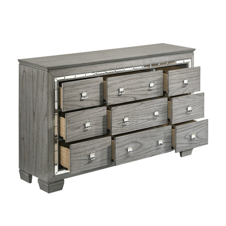 Antares Dresser 21825 Light Gray Oak Finish | Acme - 21825 - Home Elegance USA - 4