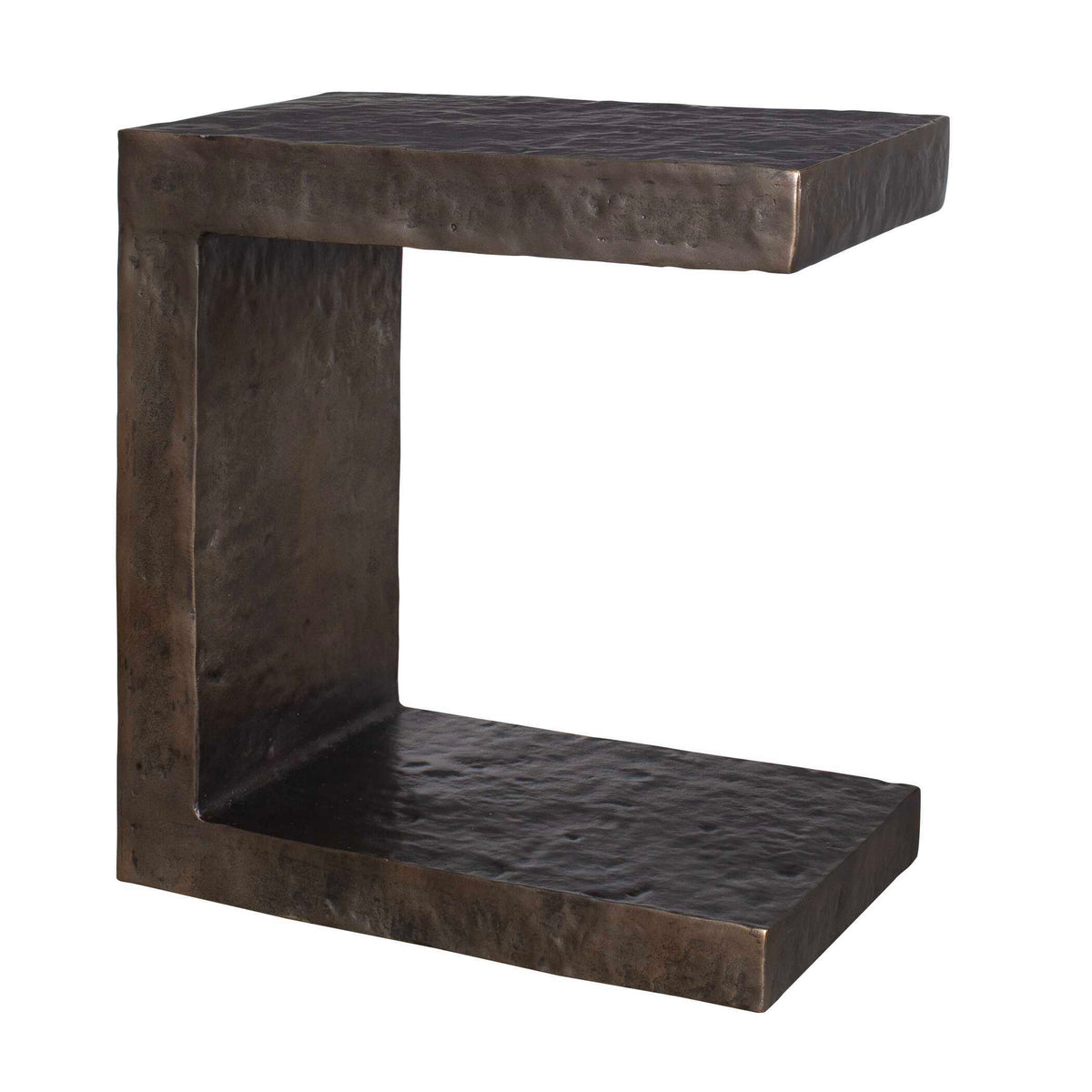 Obra Outdoor Side Table - Bronze by Uttermost - View 9