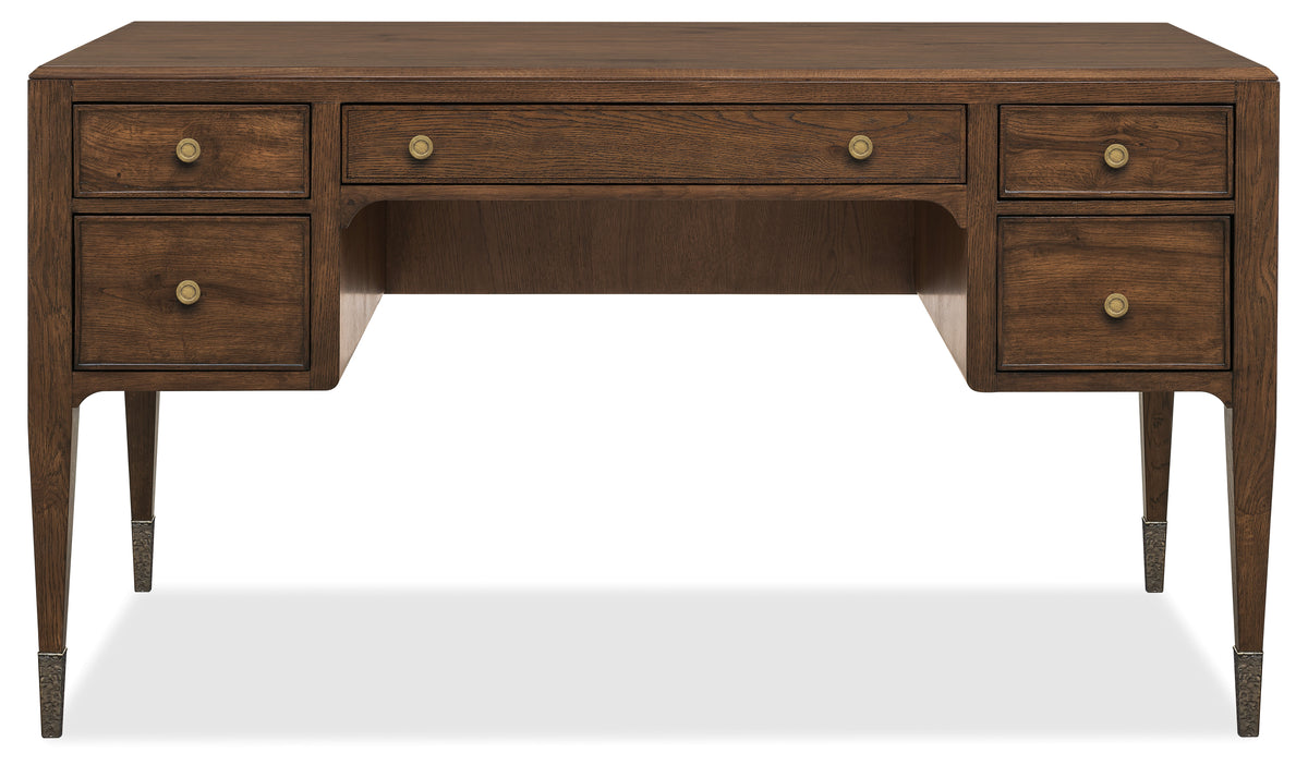Cashiers Writing Desk Chestnut - Dark Brown by Hooker Furniture - View 2