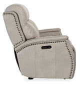 Rhea Zero Gravity Power Recline Loveseat With Power Headrest - Light Gray by Hooker Furniture - View 5