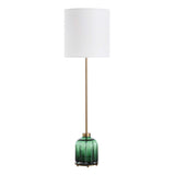 Lois Glass Buffet Lamp - Green by Uttermost - View 4